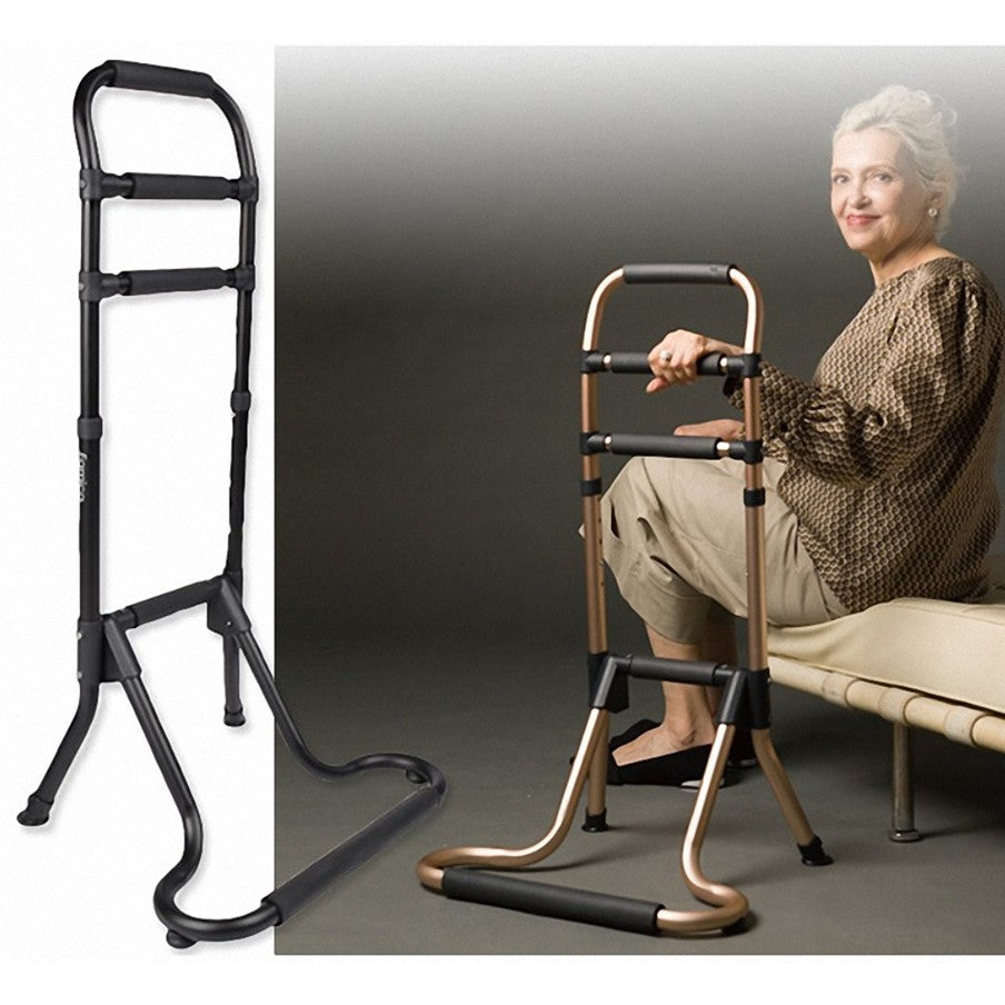 Height Adjustable Standing and Walking Support – Scooterman & Bobby