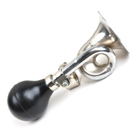 Chrome bugle horn